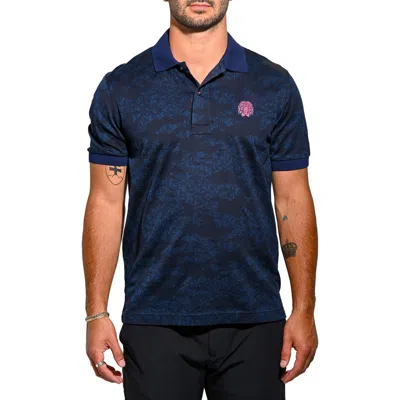 Maceoo Mozart Triangle Polo In Blue