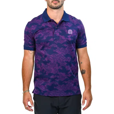 Maceoo Mozart Triangle Polo In Purple