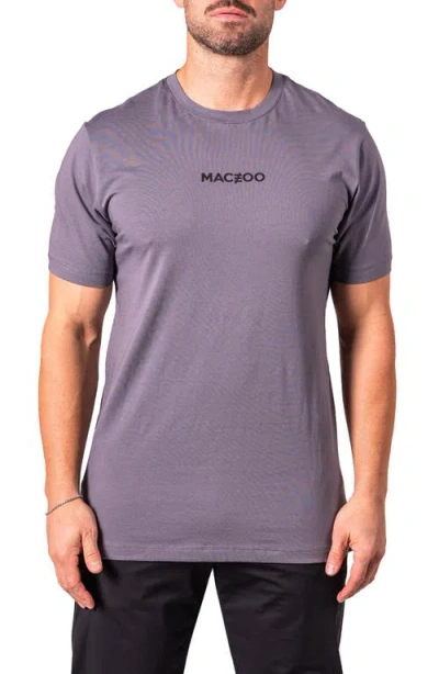 Maceoo Neon Asad Embellished T-shirt In Purple