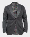 Maceoo One-button Blazer In Black