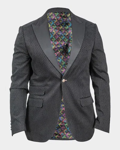 Maceoo One-button Blazer In Black