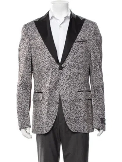 Pre-owned Maceoo Patterned Blazer W/ Tags In Multicolor