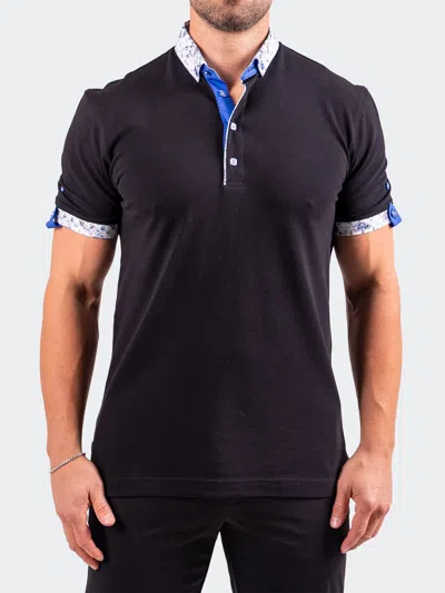 Maceoo Polo Collarsolidjade Black