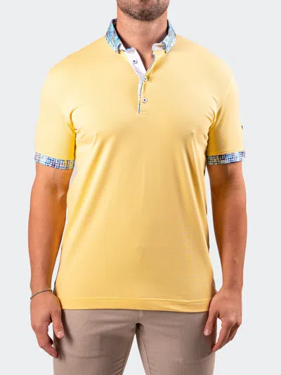 Maceoo Polo Collarsolidlemon Yellow