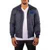 Maceoo Puffycomb Quilted Bomber Jacket In Blue