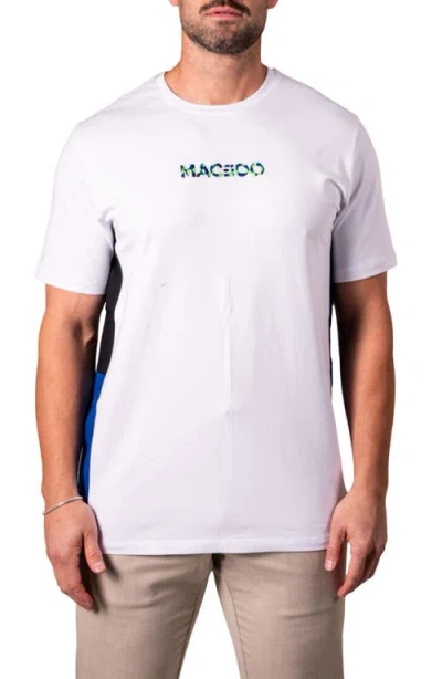 Maceoo Resistance Embroidered T-shirt In Purple