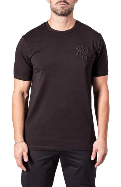 Maceoo Resistance Logo Embroidered T-shirt In Brown