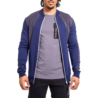 Maceoo Resistance64 Blue Zip-up Jacket