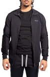 Maceoo Resistance69 Zip Front Sweater In Blue