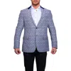 Maceoo Socrate Ascension Camo Blazer In Blue