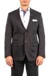 Maceoo Socrate Evo Resistance16 Houndstooth Check Blazer