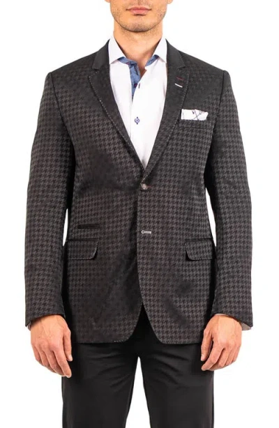 Maceoo Socrate Evo Resistance16 Houndstooth Check Blazer