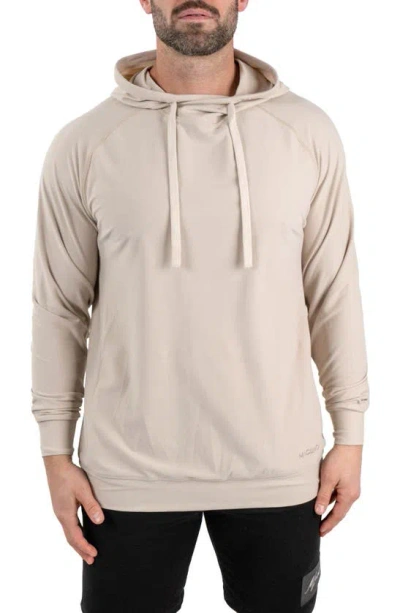 Maceoo Solid Cotton Hoodie In Brown