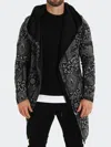 Maceoo Sportcoat Print Grey In Black