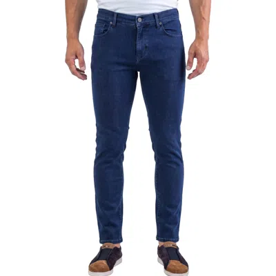 Maceoo Straight Leg Jeans In Blue