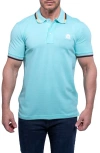 Maceoo Polo Tipemb43 Green In Blue