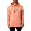 Maceoo Truecolors Embroidered Logo Hoodie In Orange