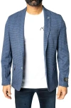 MACEOO MACEOO UNCONSTRUCTED VORTEX BLUE BLAZER