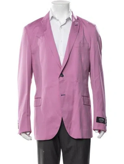 Pre-owned Maceoo Virgin Wool Blazer W/ Tags In Purple