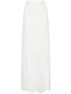 Macgraw Calligraphy Skirt In Neutrals