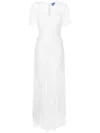Macgraw Endora Laced Maxi Dress In White