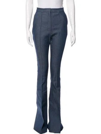 Pre-owned Macgraw Flared Pants W/ Tags In Blue