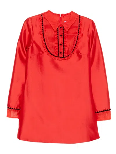 Macgraw Stranger Dress In Red