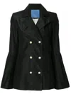 Macgraw Wing Silk Blazer In Black