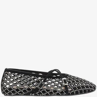 Mach &amp; Mach Beaded Leather Ballet Flats