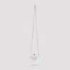 Mach &amp; Mach Crystal Heart Hotfix Small Clutch In White