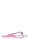 Mach &amp; Mach Flip-flop Sandals With Double Heart In Pink