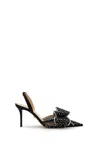 Mach &amp; Mach Heel Sandals In Black