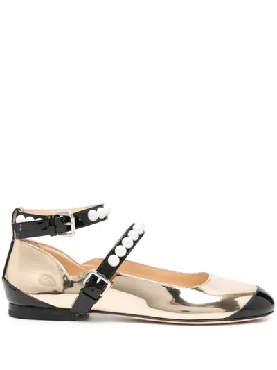 MACH &AMP; MACH LEATHER BICOLOR BALLETS