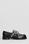 Mach &amp; Mach Crystal Studs Loafers In Black