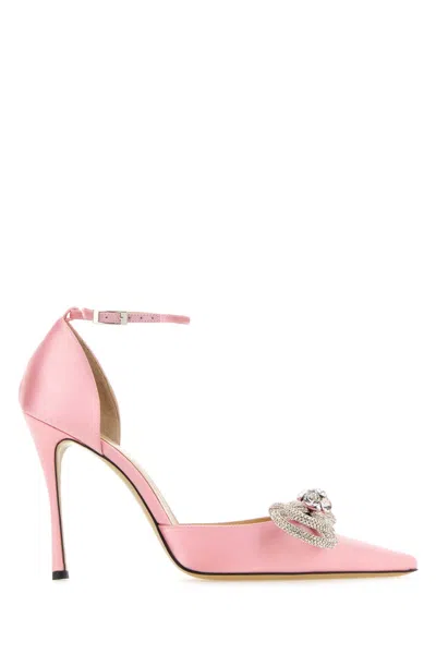 Mach &amp; Mach Pastel Pink Satin Pumps