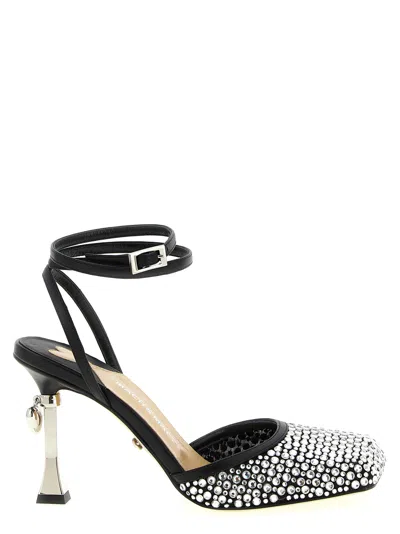 Mach &amp; Mach Puffy Heart Ring Pumps In Black