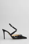 Mach &amp; Mach Double Heart Pumps In Black