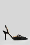 Mach &amp; Mach Pumps In Black Leather In Black