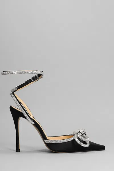 Mach &amp; Mach Pumps In Black Satin