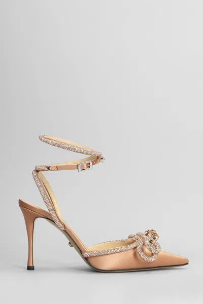Mach &amp; Mach Pumps In Bronze Satin In Brown
