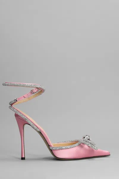 Mach &amp; Mach Pumps In Rose-pink Satin