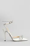 Mach &amp; Mach Pumps In White Silk In White