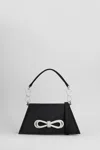 Mach &amp; Mach Samantha Shoulder Bag In Black Silk In Black