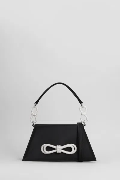 Mach &amp; Mach Samantha Shoulder Bag In Black Silk
