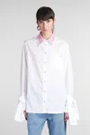 Mach &amp; Mach Shirt In White Cotton