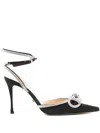 Mach&mach 100mm Crystal-embellished Bow Sandals