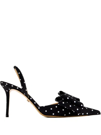 MACH&MACH 85MM POLKA-DOT BOW PUMPS