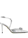 Mach&mach 95mm Crystal-embellished Ankle-strap Pumps