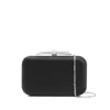 Mach&mach Crystal-embellished Bow Clutch In Black