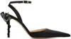 Mach&mach Black Wonder Tulip 95 Heels In Black